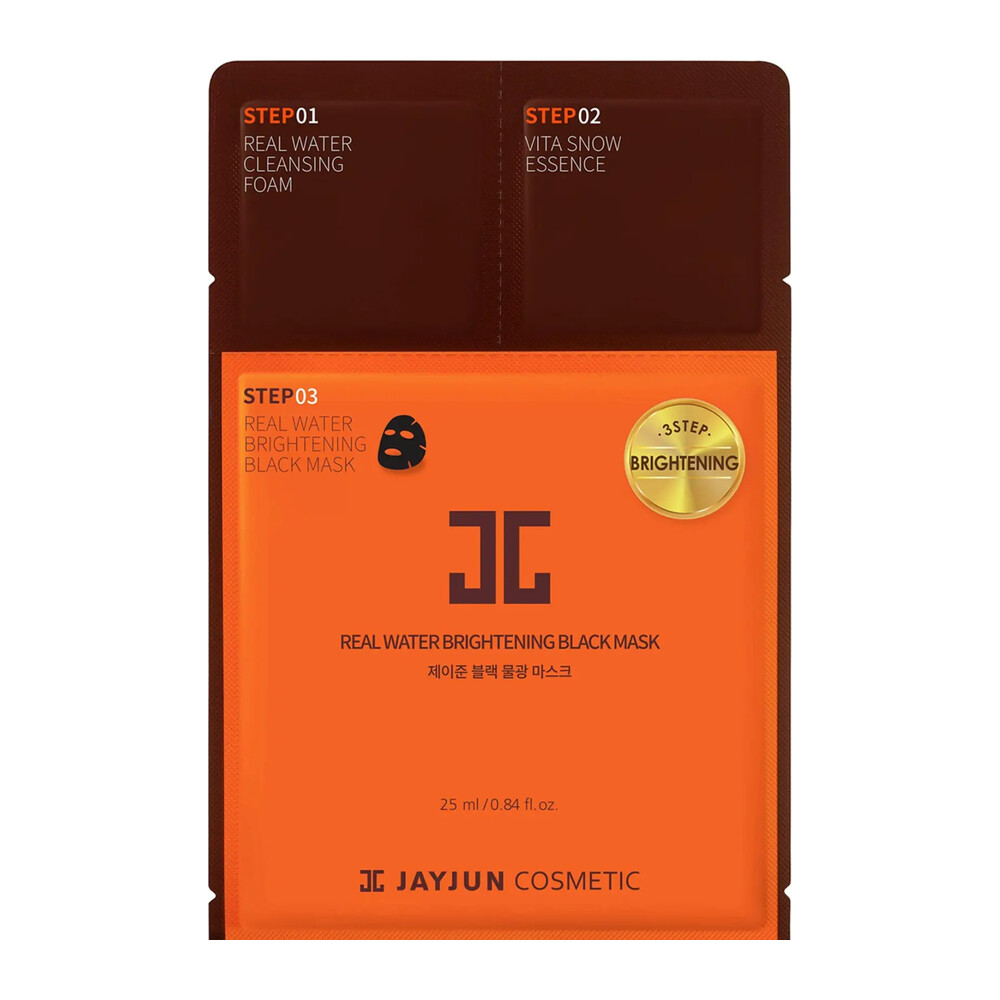 JAYJUN Real Water Brightening Black Mask x1